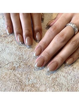 プライベートネイルサロン キャンバス(CANVAS)/クリアフレンチ