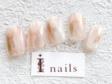 アイネイルズ 梅田店(I nails)/もやもやニュアンスミラー￥7700