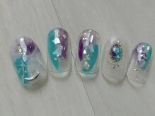ナビネイル(Nabi nail)/ニュアンス、モヤモヤネイル☆