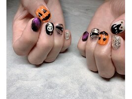 ハロウィンネイル