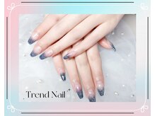 トレンドネイルスタジオ(Trend Nail Studio)/チップ長さ出：ラメグラ