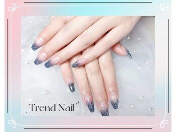 トレンドネイルスタジオ(Trend Nail Studio)/チップ長さ出：ラメグラ