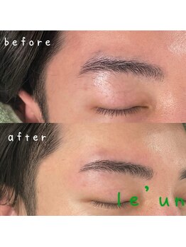 ルアン 表参道店/メンズ美眉毛スタイリング