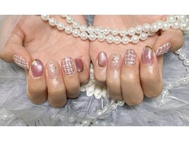 10本やり放題ボーダーネイル