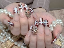 モアネイル 新宿/クリスマスネイル/持ち込み/新宿