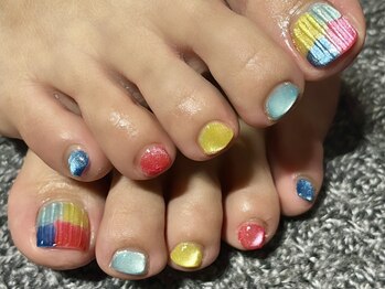 ラムネイル(la_m.nail)/フット定額アート