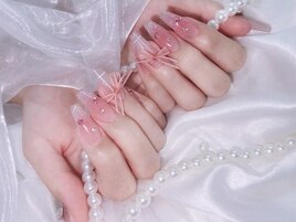 チェックネイル　３
