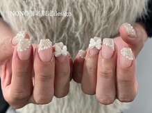 ネイルメゾン 梅田(NAIL MAISON)/キラキラリボン【nono限定】