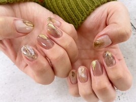 ミラーニュアンスネイル