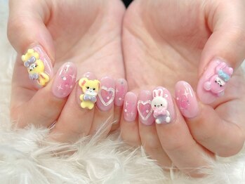 シナモンネイル(cinnamonnail)/ゆめかわネイル♪