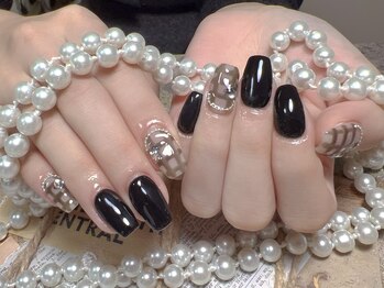 モアネイル 新宿/チップスカルプ/持ち込み/新宿