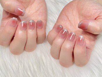 cheek×ラメfrench.