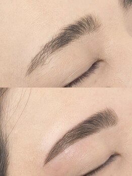 ソート(sOt)の写真/《美眉美肌★》ハリウッドブロウリフト×全顔フェイスワックスで産毛や毛穴にアプローチ♪ツルツルなお肌へ