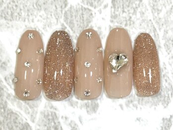 ヘアアンドネイル ミューズ 新浦安店(HAIR&NAIL MUSE)/大人女子シンプルベージュハート