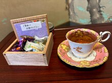 ははとこ均整院の雰囲気（施術後はオリジナルドリンクでホッとします。）