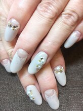 ネイルアンドアイラッシュ リラ 東三国店(Rela)/キラキラシンプル