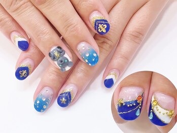 ネイルコレクション ピンク(Nail Collection Pink)/ジェル付放：概念・推し・3Dくま