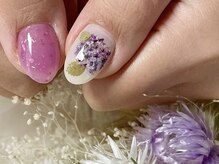 サロンドフォーエイチ(salon de 4H)/リアル紫陽花ネイル叶います☆