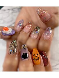 ハロウィン　フラッシュグラデ