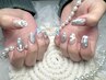 【HAND】持ち込みデザインゴージャス150分パーツ付け放題