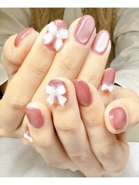 マグネット×リボン