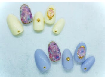 ブリオン 六本松店(Bullion)/フラワーネイル