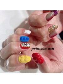 個性派ネイル