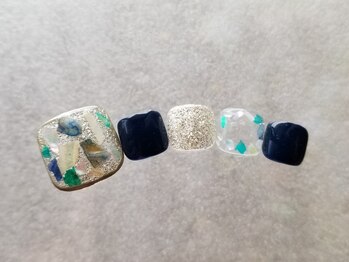 ネイルフロンティア 吉祥寺(NAIL FRONTIER)/ブルービッグシェル¥8980～