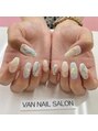ヴァンネイル 海老名店(Van Nail) 大理石風ネイル(付け放題コース)