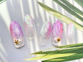 ピンク×パープルマーメイド