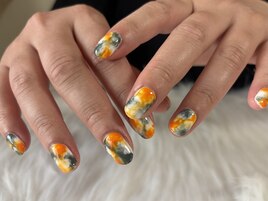 個性派もやもやネイル