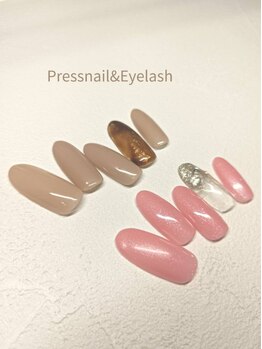 プレス ネイルアンドアイラッシュ(PRESS NAIL&EYELASH)の写真/NEW★アートが楽しめる定額コース♪大人女性の圧倒的支持率◎認定講師・1級ネイリスト在籍の実力派サロン☆