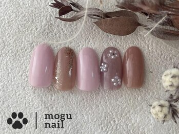 大人シンプル /お花ネイル