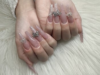 ちゅるちゅるワンホンネイル