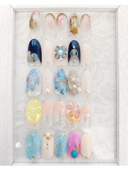 オーブ(AUBE)/夏ネイル