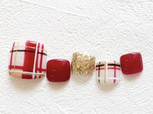 リーチェ ビューティアンドネイルサロン 大名店(Beauty&Nail Salon)/秋冬フットデザイン☆