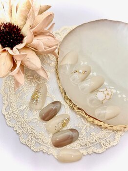 イーアイ ネイルズ(E.I Nail's)/オンブレフレンチ、カメリア