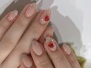 うるちゅるハートネイル