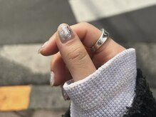 ファンクションネイルズ 表参道 原宿(FUNCTION NAILS)/ホイルネイル/シルバー