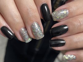 ブラックシルバーカラー