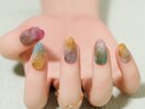 カラフルニュアンスネイル