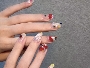 エコー(Echo)の写真/【渋谷5分】究極の"好きなもの"がぎゅっと詰まったNailに♪繊細アートやキャラネイルもお任せ下さい◎