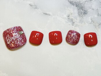 ネイルサロン クラーヴォ(cravo)/フットシンプルアートコース　17