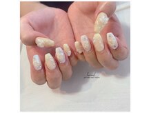 ハヌル(haneul.)の雰囲気（パステルチーク×リボン推しカラーイベントネイルデザイン得意◎）