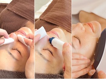 マハロハ 自由が丘(Mahaloha)の写真/【毛穴・シミ改善3施術☆】毛穴詰まり改善＆光で引き締め★シミ改善当て放題付！憧れの毛穴レス美肌に◇