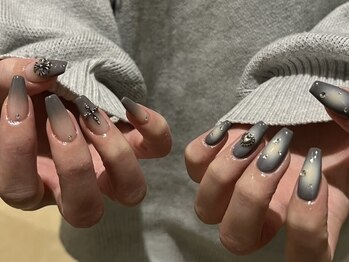 アイネイル 小倉(ai nail)の写真/一度良さを知ってしまうと定期的にしたくなるエアブラシデザイン♪いつものネイルと違うデザインで気分もUP