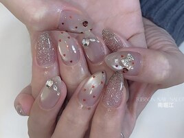 【バレンタインネイル】