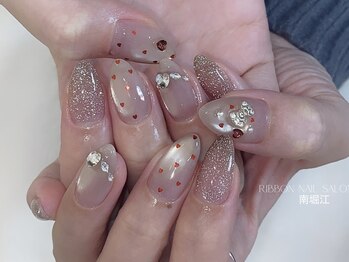 リボン(RIBBON)/【バレンタインネイル】