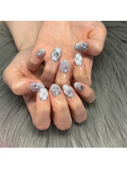 ポミーネイル 池袋店(pomynail)/チェックネイル