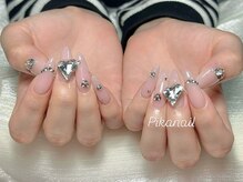 ピカネイル 上野 御徒町(Pika Nail)/チップ長さだしｘマグネットｘ春